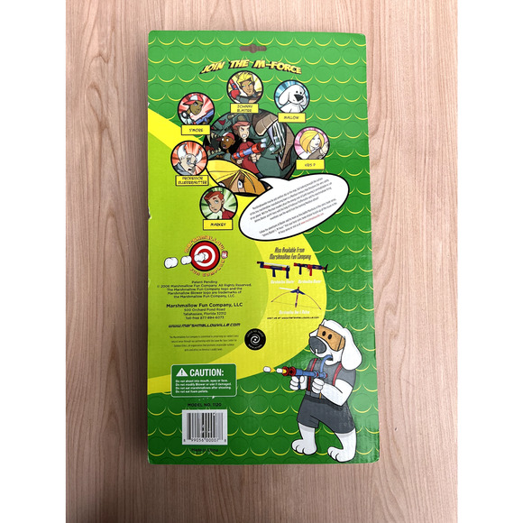 Marshmallow Blower Shooter Blows Shoots Up To 20 Feet Indoor Fun Toy New SEALED - Picture 2 of 4